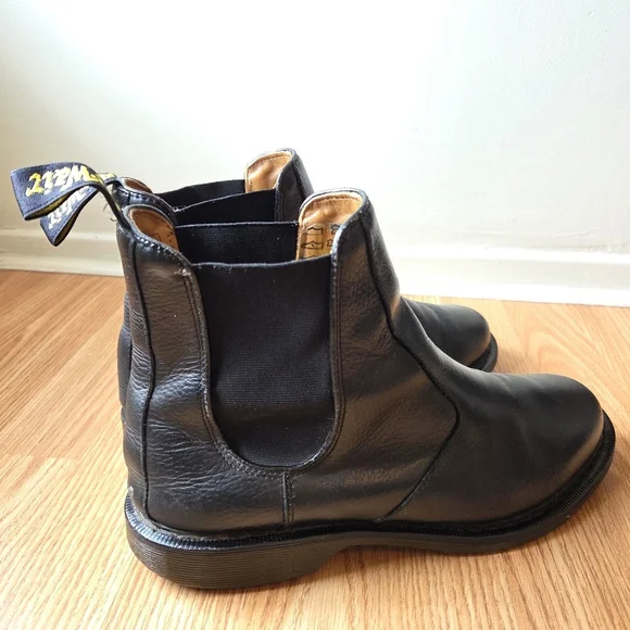 Dr. Martens Men's Victor New Nova Black Boho Chelsea Casual Ankle Boots Size 10 - Picture 11 of 16